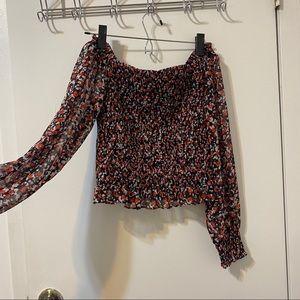 Floral Off The Shoulder Top